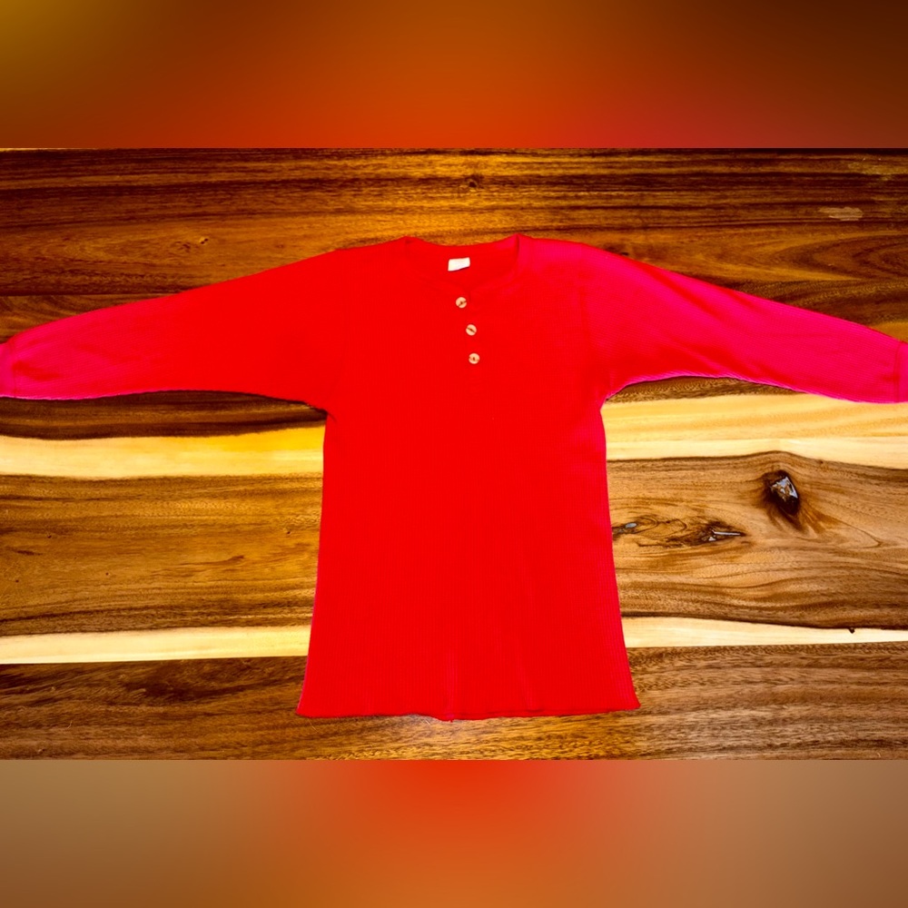 Women’s Long Johns Long Sleeve Shirt with 1/4 Button Detail